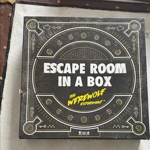 Mattel Escape Room In A Box The Werewolf Experiment - Black and Yellow